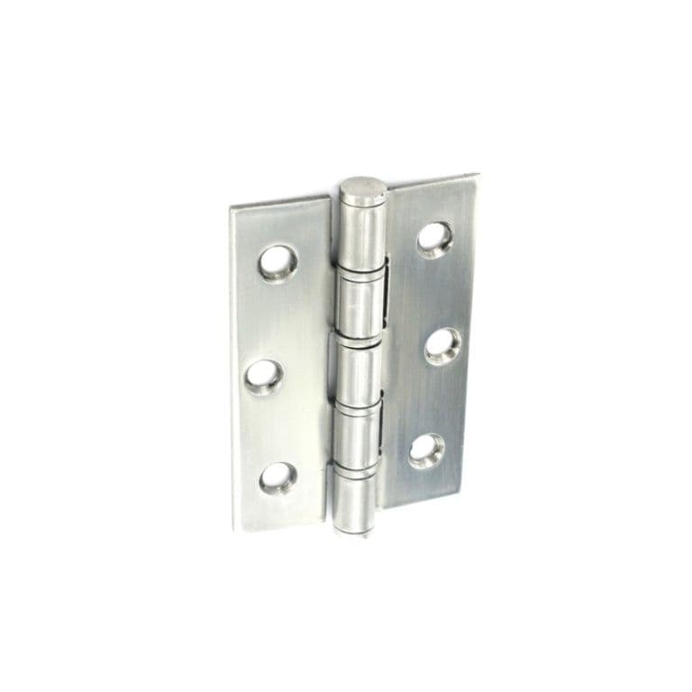 Securit Polished Stainless Steel Hinges - 75mm 1 Pair
