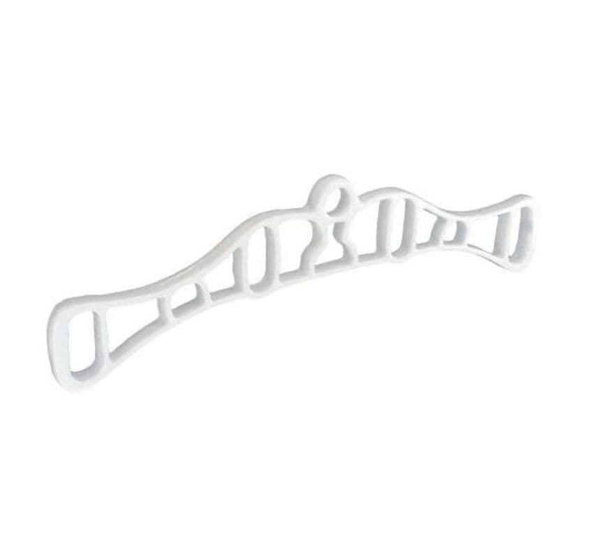 Securit Rack Ends White (2) - 350mm