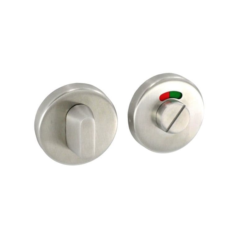 Securit Satin Stainless Steel Bathroom Thumbturn - 50mm