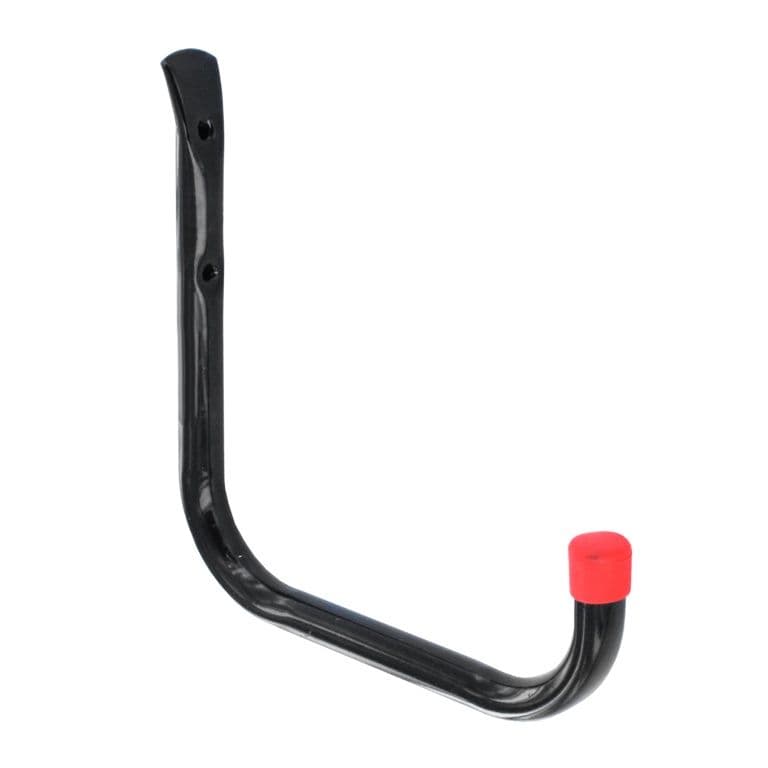 Securit Single Tubular Hook Black - 190mm