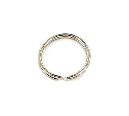 Securit Split ring steel nickel plated - 25mm, Pack of 10 - only available by special order