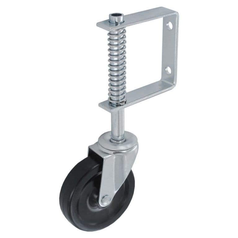 Securit Spring Loaded Gate Castor - 100mm - Pack of 1