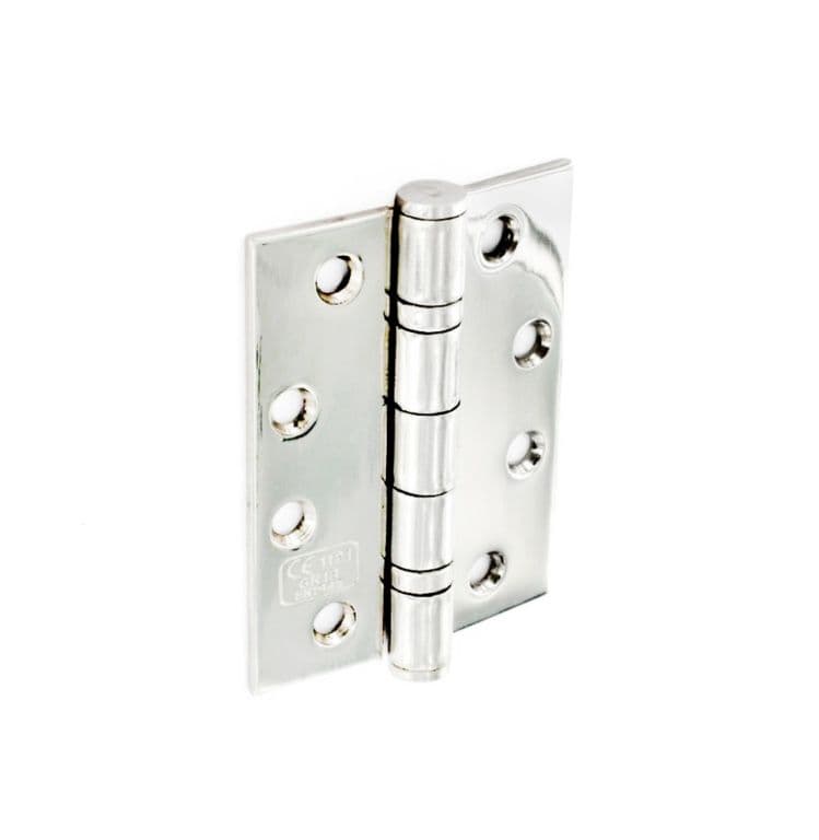 Securit Stainless Steel Bearing Hinges Polished Ce 1 Pair - 100mm