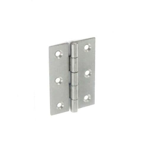 Securit Steel Butt Hinges Self Colour - 100mm Pack 10
