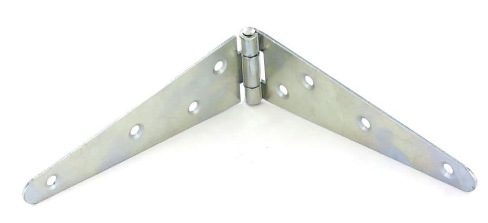 Securit Strap Hinges Zinc Plated (Pair) - 200mm (8")
