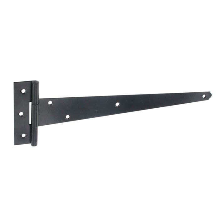 Securit Tee Hinges Light Black (Pair) - 300mm (12")