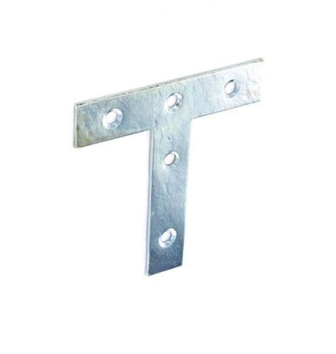 Securit Tee Plate Zinc Plated Pack 25 - 75mm