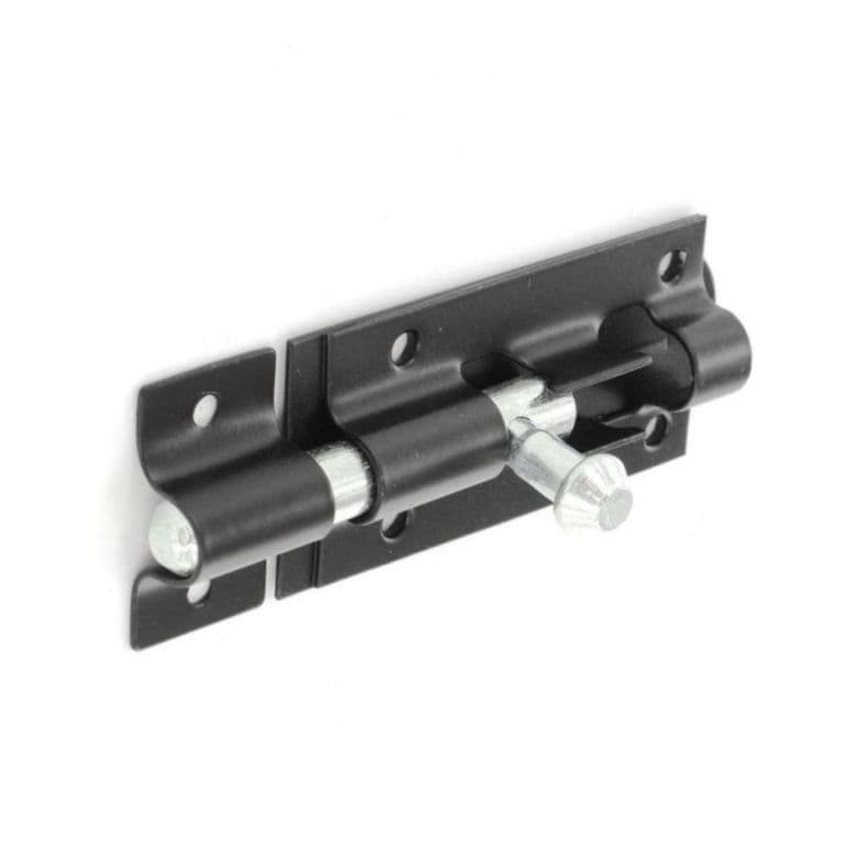 Securit Tower Bolt Black - 100mm