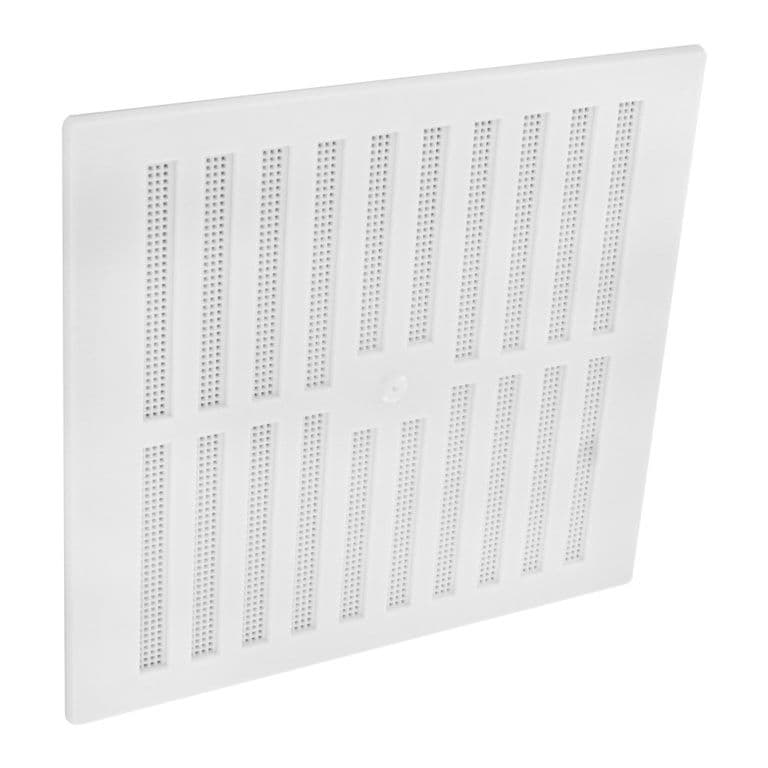 Securit White Plastic Hit & Miss Vent - 9" x 9"