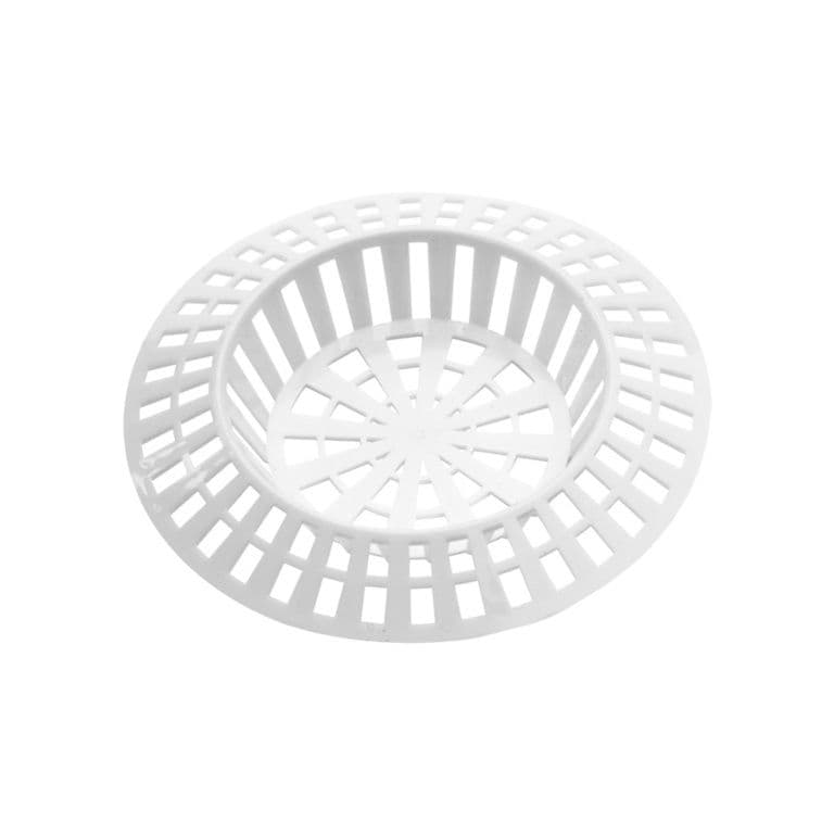 Securit White Sink Strainer - 45mm - Pack of 10