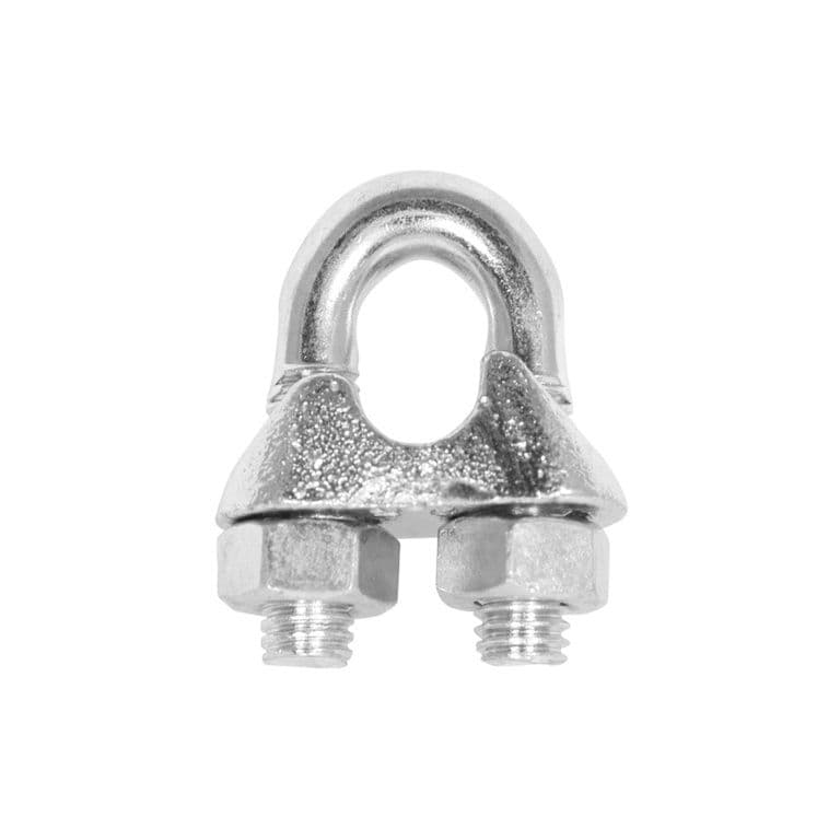 Securit Wire Rope Clamps Zinc Plated 3mm - Pack 2