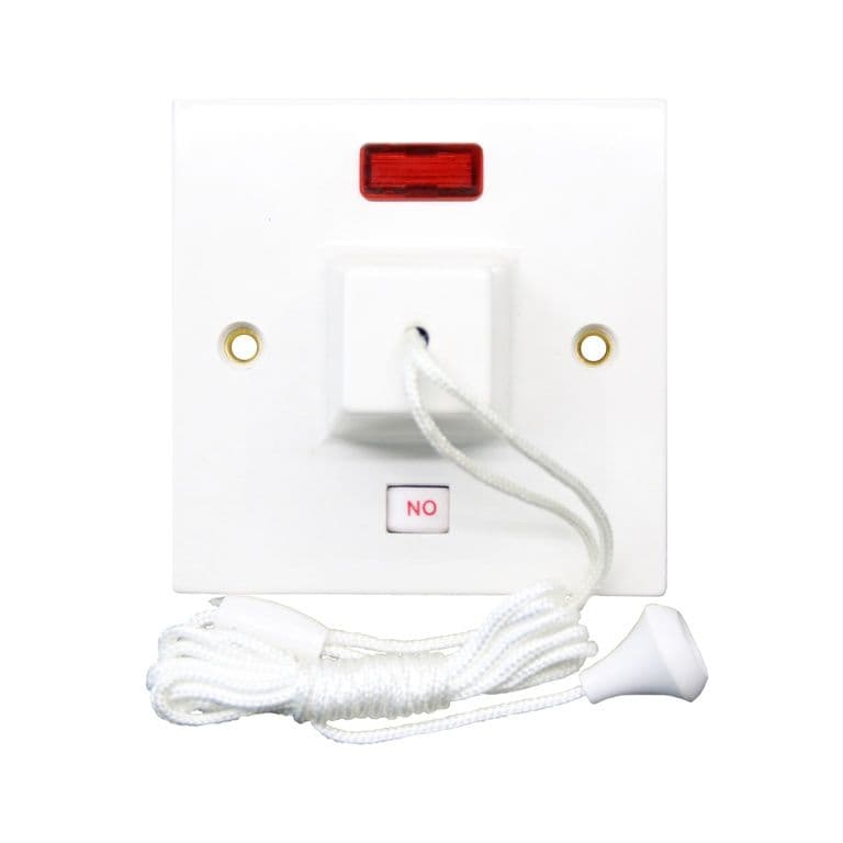 Securlec 1 Gang Ceiling Switch with Neon - Bubble Packed
