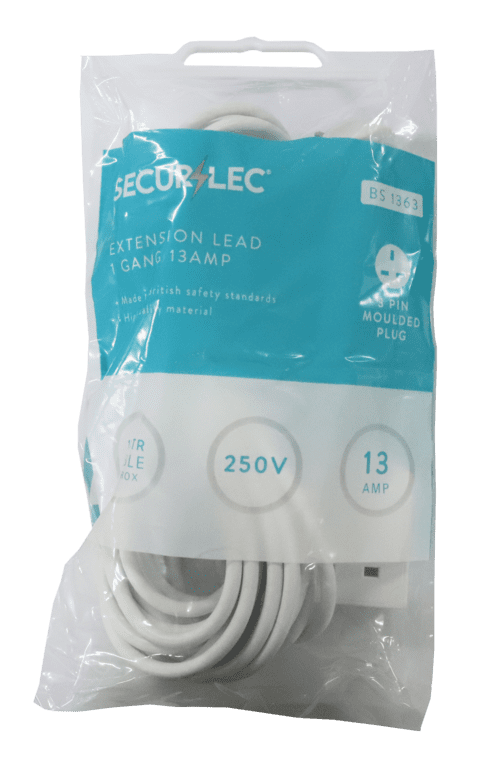 Securlec 1 Gang Extension Lead - 10m 13 Amp