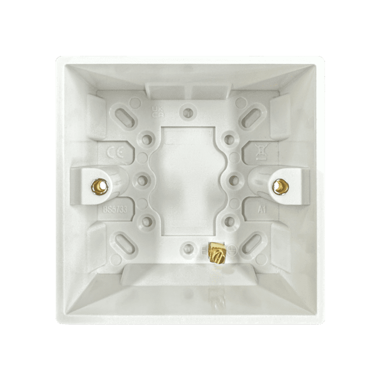 Securlec 1 Gang Pattress Box - 35mm