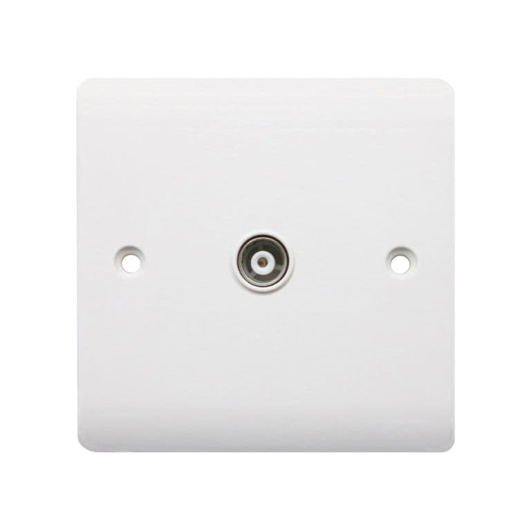 Securlec 1 Gang TV Socket