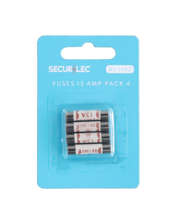 Securlec 13A Fuses - Pack 4