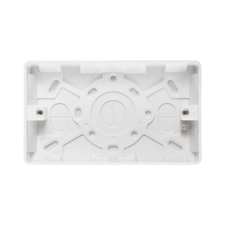 Securlec 2 Gang Pattress Box - 35mm