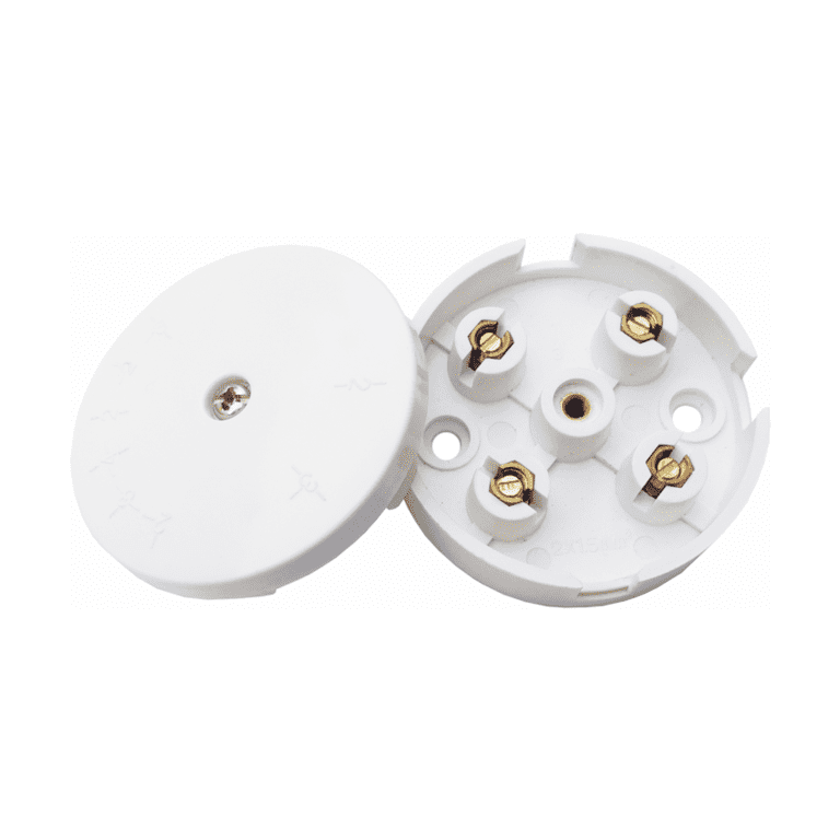 Securlec 4 Terminal Junction Box - 5A 59mm