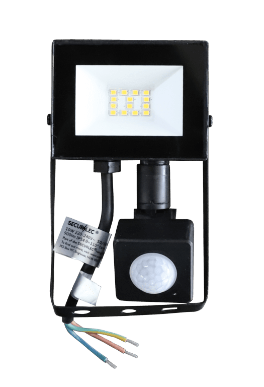 Securlec LED Floodlight With Sensor - 10W