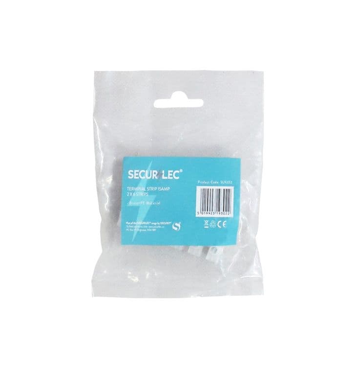 Securlec Terminal Strips 2 x 6 Strips - 15A 12mm²