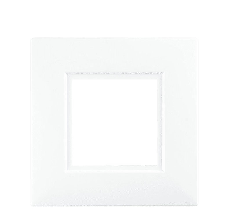 Securlec White Finger Plates for Flush Wall Switches - Pre-Packed (2)