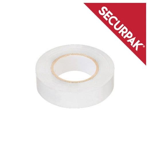 Securpak 5m PVC Tape - White