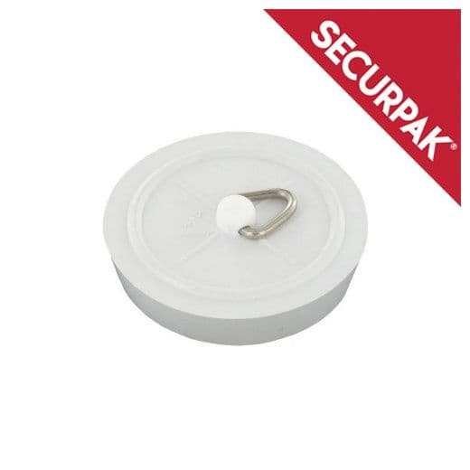 Securpak Bath Plug Pack 2 - 45mm White