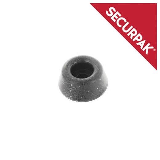 Securpak Black Seat Buffer - 19mm Pack 6