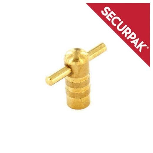 Securpak Brass Radiator Key - Pack 2