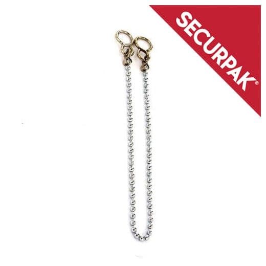 Securpak Chrome Plated Sink Ball Chain - 300mm
