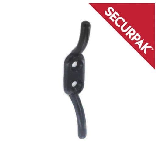 Securpak Cleat Hook - 90mm Black