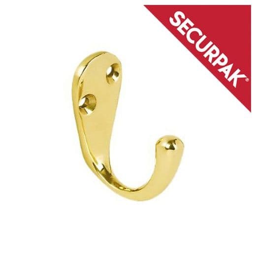 Securpak Coat Hook Single - 50mm BP
