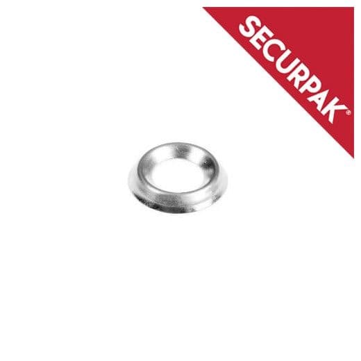 Securpak CP Cup Washers - No.8 Pack 16