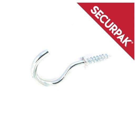 Securpak Cup Hook ZP - 25mm Pack 15