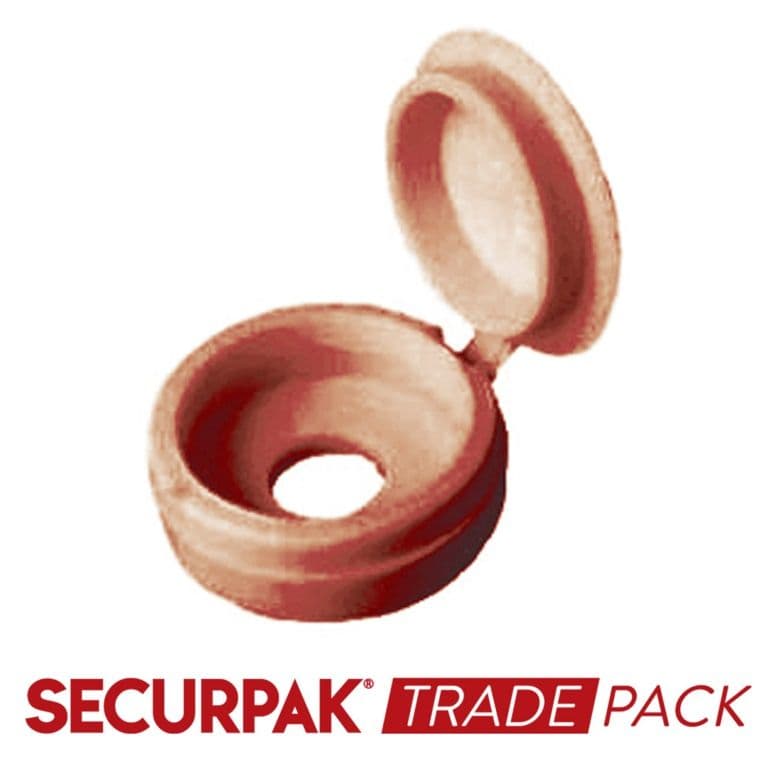 Securpak Fold Over Screw Caps 10g Beige - Pack 25