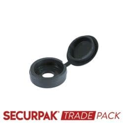 Securpak Fold Over Screw Caps 10g Grey - Pack 80