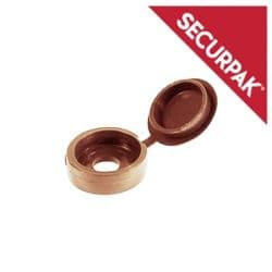 Securpak Fold Over Screw Caps - Pack 40 Beige