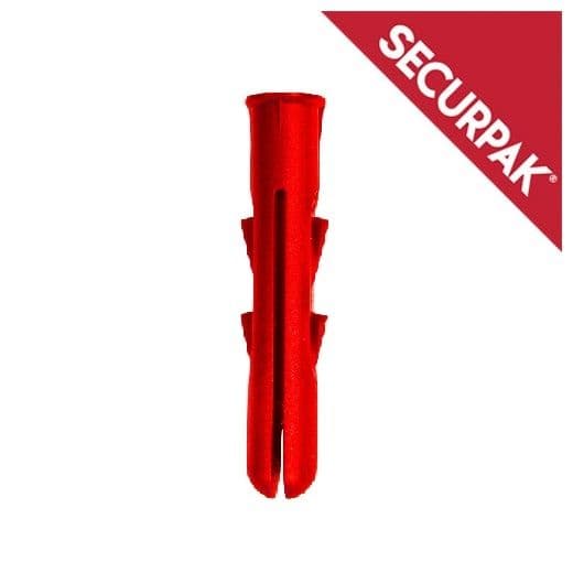 Securpak General Purpose Plugs - 20 Pack Red