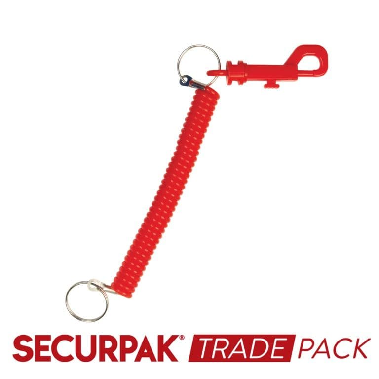 Securpak Hipster Key Rings Assorted 70mm - 5 Pack