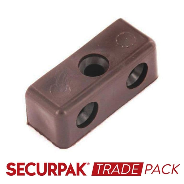Securpak Modesty Block Brown - 30 Pack