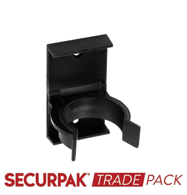 Securpak Plinth Clip Black 10mm - Pack 10
