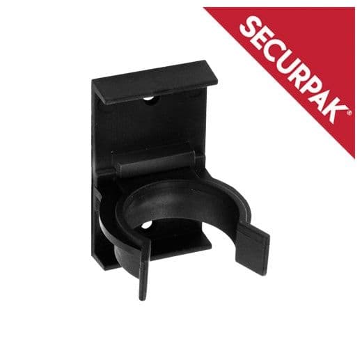 Securpak Plinth Clip Black 10mm - Pack 2