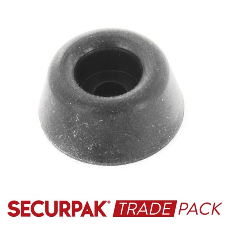 Securpak Seat Buffer Black 19mm - 50 Pack