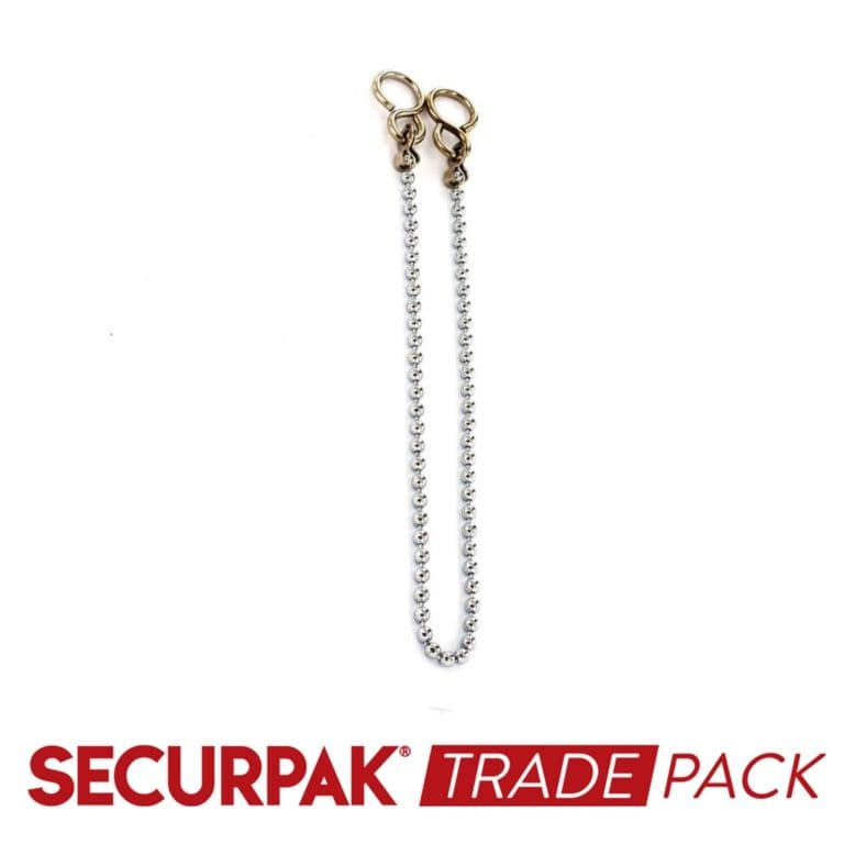 Securpak Sink Ball Chain Cp 300mm - 6 Pack