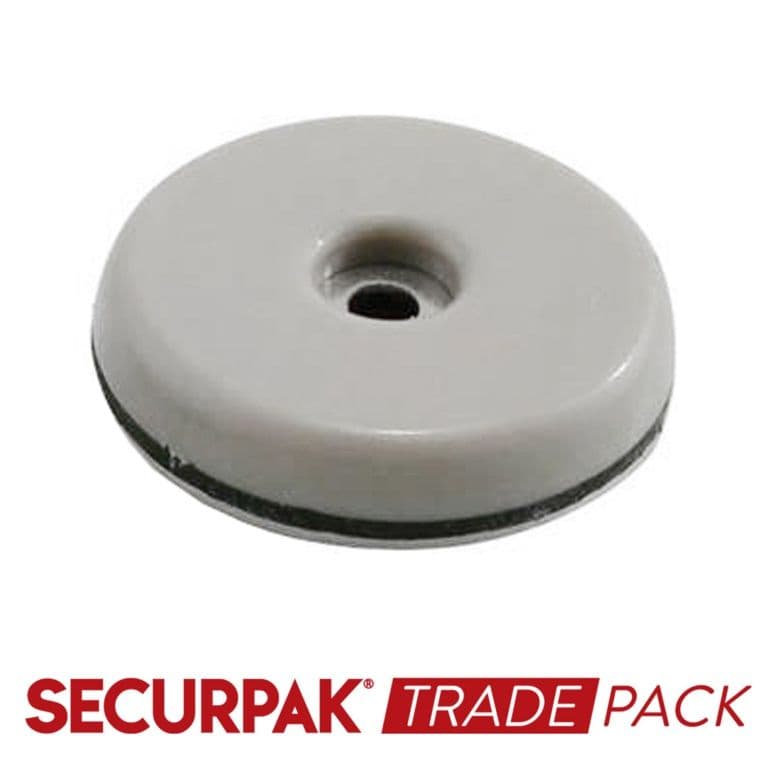 Securpak Slide Glides Screw Fix/Adh.25mm - 8 Pack