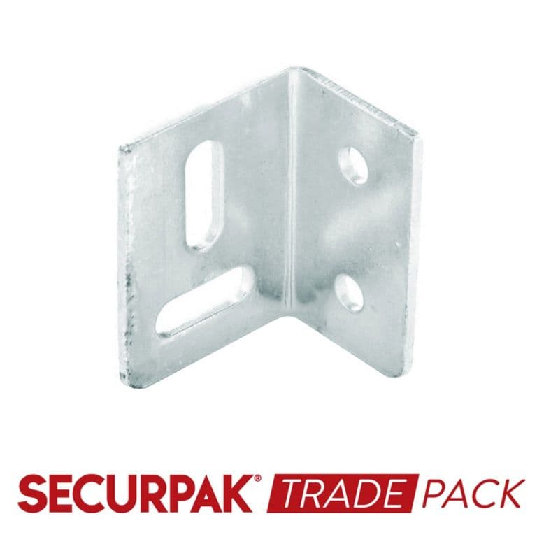 Securpak Stretcher Plate Zinc Plated 38mm - 10 Pack