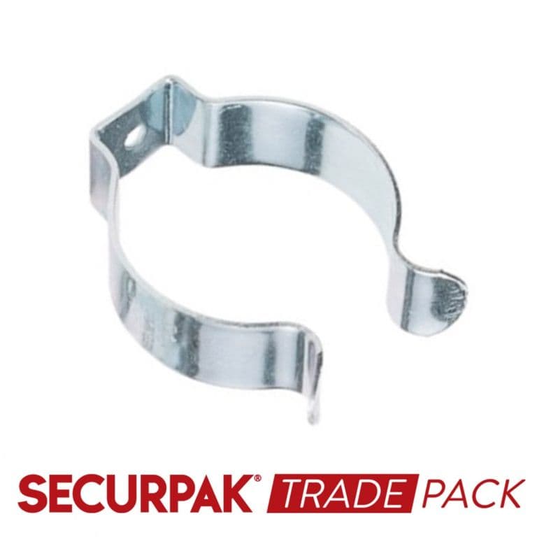 Securpak Tool Clip Zinc Plated 1" - Pack 30