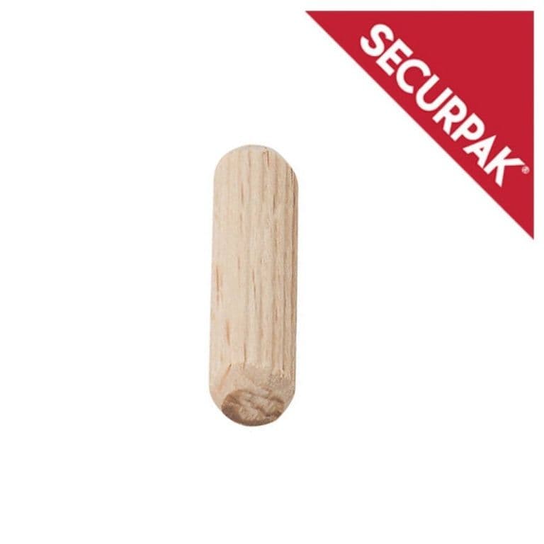 Securpak Wooden Dowels M6 x 30mm - Pack 20