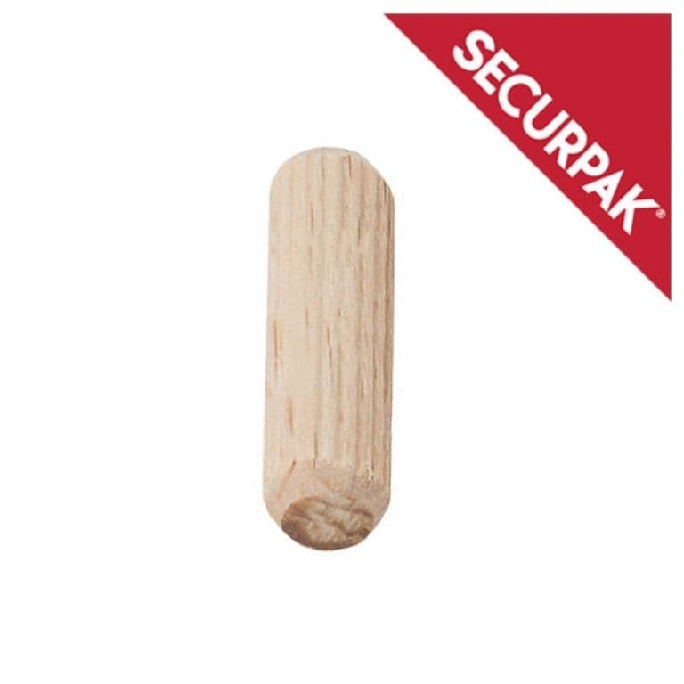 Securpak Wooden Dowels M8 x 30mm - Pack 16