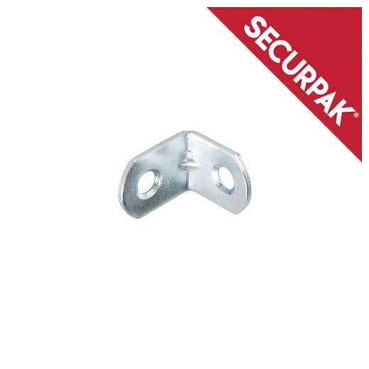 Securpak Zinc Plated Angle Bracket - 19mm Pack 10